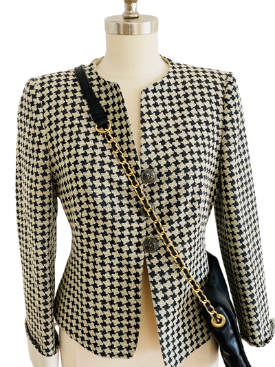 Armani Houndstooth Blazer Jacket