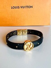 Louis Vuitton Brasserie Lv Circle Reversible Bracelet M6173F 17 Monogram  _93733