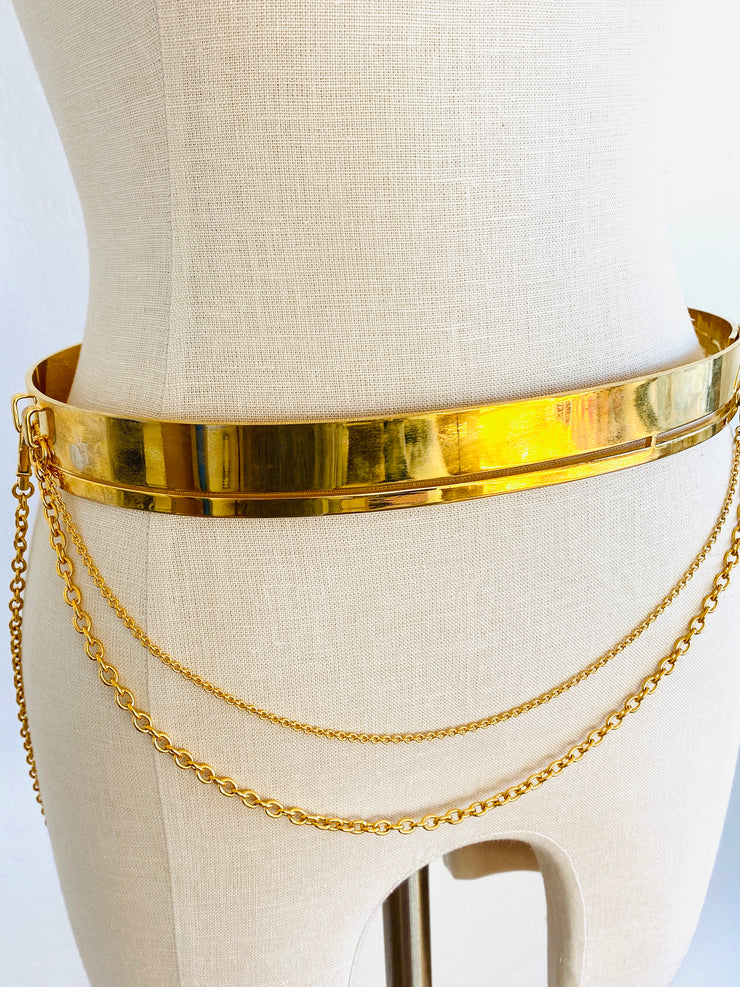 Agent Provocateur Gold Metal Belt