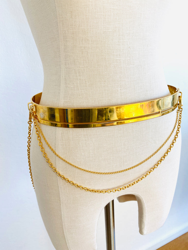 Agent Provocateur Gold Metal Belt