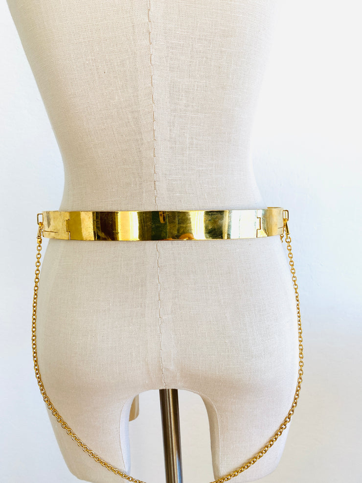Agent Provocateur Gold Metal Belt