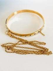 Agent Provacateur Swarovski Crystal Gold Chain Choker