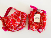 Agent Provocateur "Kit" Set 36C Bra / Sz 3 Brief Suspenders