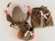 3 Pc. Agent Provocateur "Caramba" Set 34D Bra / Sz 3 Thong Briefs & Shorts