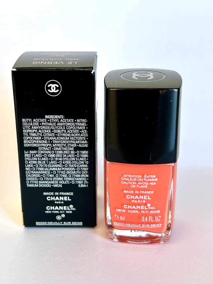 Chanel Nail Color Orange Fizz # 307