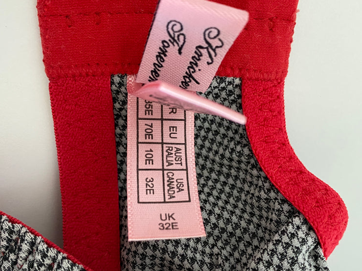 Agent Provocateur Houndstooth Bra 32E