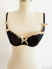 Agent Provocateur Brown Polka Dot Bra 34D