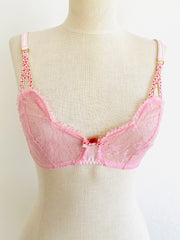Agent Provocateur Pink Lace Bra Size M