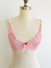 Agent Provocateur Pink Lace Bra Size M