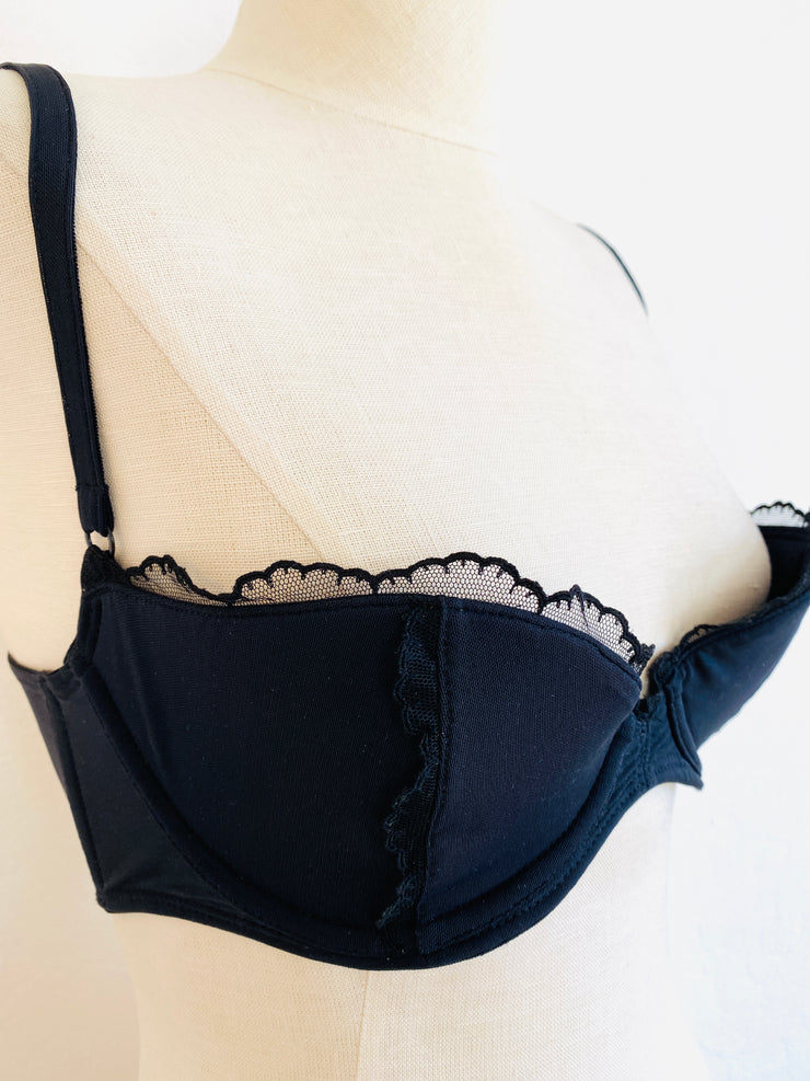 Agent Provocateur Black Mesh Bra 32DD