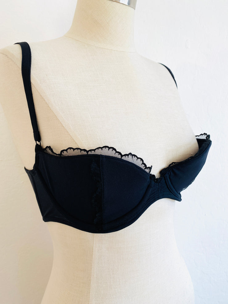 Agent Provocateur Black Mesh Bra 32DD