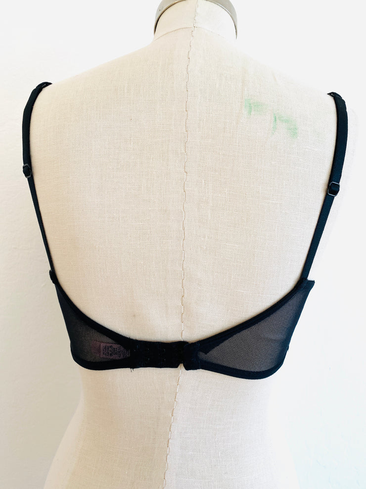 Agent Provocateur Black Mesh Bra 32DD