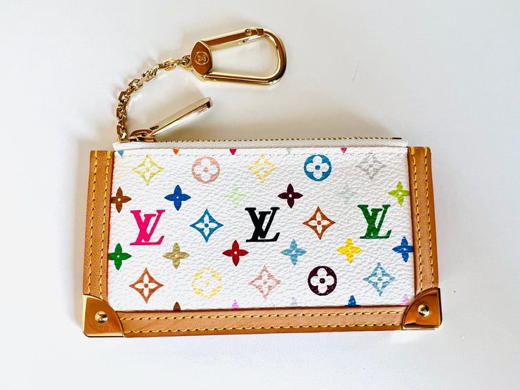 Louis vuitton multicolor key pouch cheap