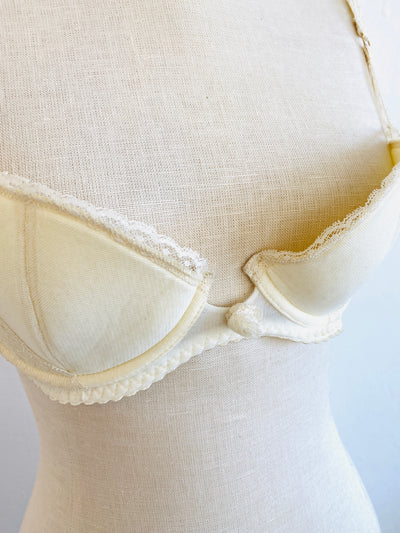 Agent Provocateur Ivory Tulle Lace Bra 34C