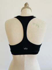 Alo Black Strappy Sports Bra