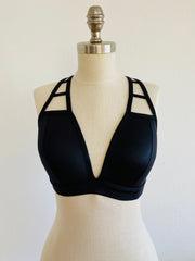 Alo Black Strappy Sports Bra