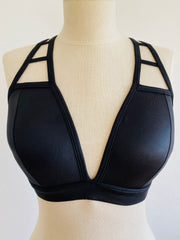Alo Black Strappy Sports Bra