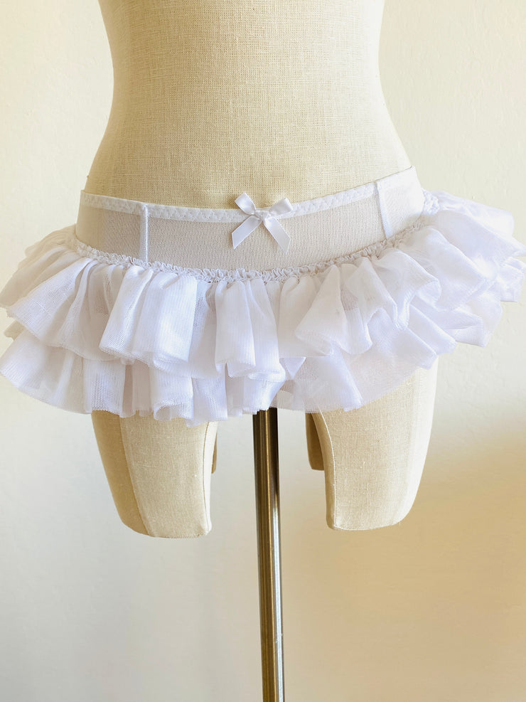 Agent Provocateur White Tulle Tutu Sz Sm