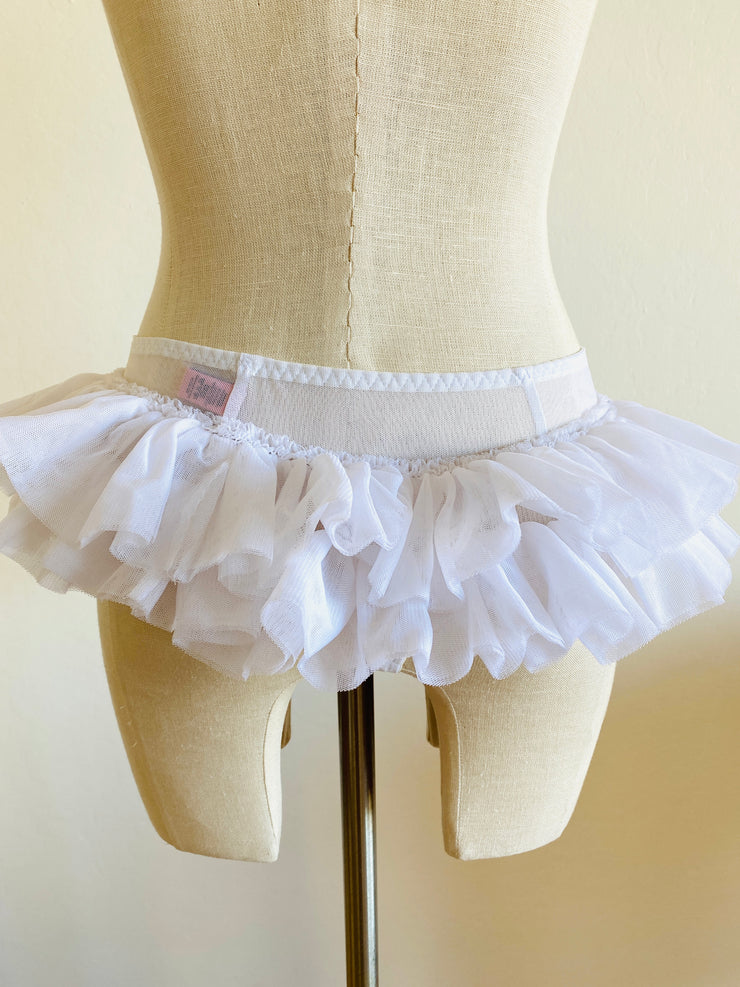 Agent Provocateur White Tulle Tutu Sz Sm