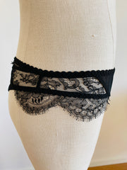 Agent Provocateur "Deanna" Black Lace Brief
