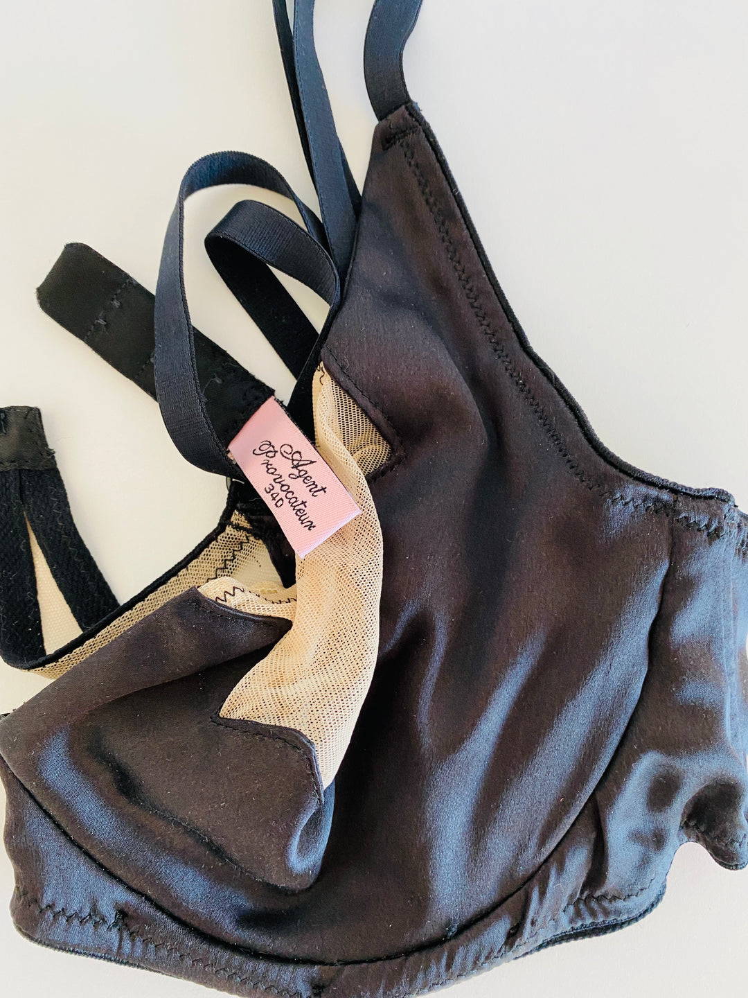 Agent Provocateur Tulle Mesh Star Black Silk Bra 34D – Mon Tigre