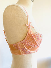 Soiree Agent Provocateur Darianna Pink Sequin Bra 32E