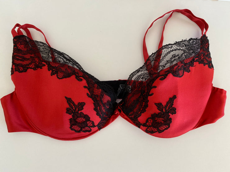 C. Gilson Red Silk Bra 34D – Mon Tigre