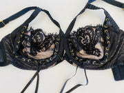 Agent Provocateur "Raphaella" Black Bra 32DD