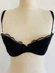Agent Provocateur Black Mesh Bra 32DD