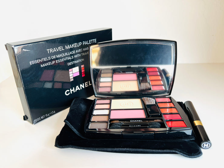 CHANEL TRAVEL MAKEUP PALETTE Makeup Essentials with Travel Mascara