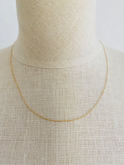 Delicate 14K Cable Chain Necklace .5 grams