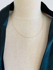 Delicate 14K Cable Chain Necklace .5 grams