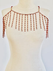 5Pc Lingerie Set & Swarovski Crystal Necklace