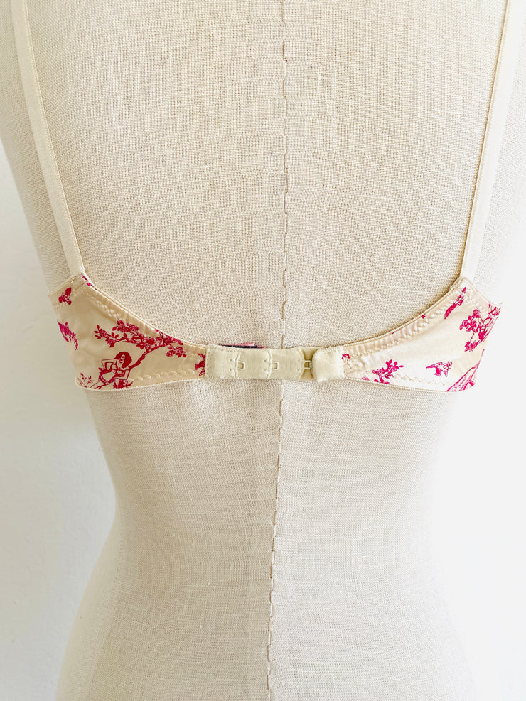 Agent Provocateur Cupless Silk Bra Sz M