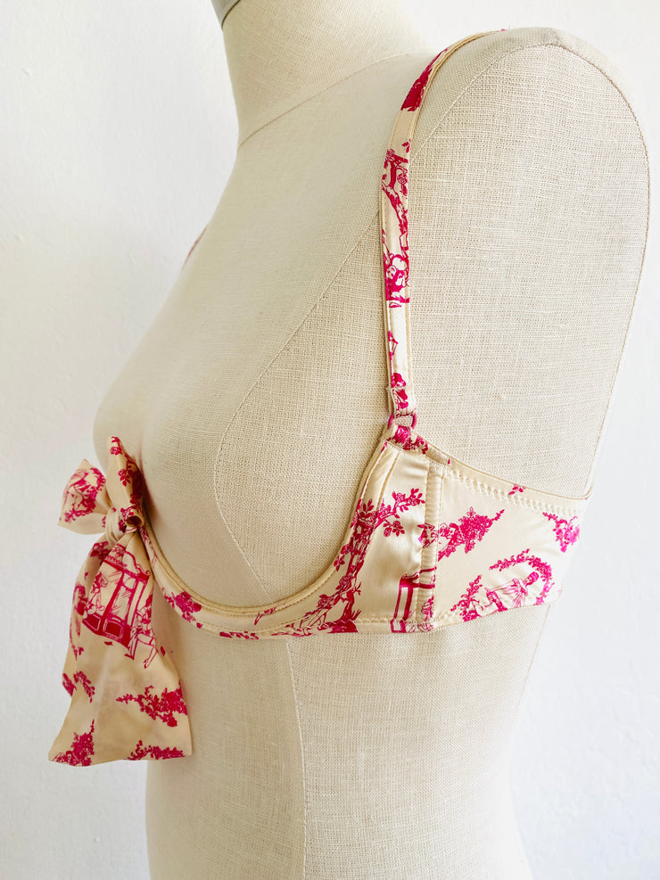 Agent Provocateur Cupless Silk Bra Sz M