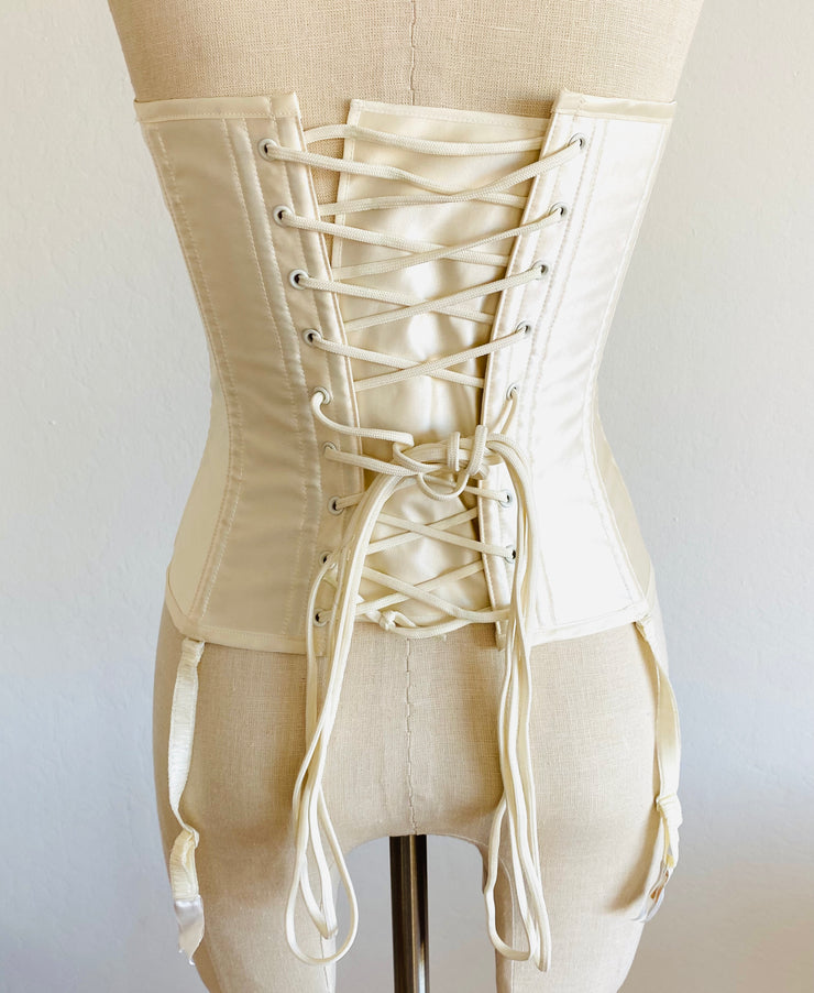 Agent Provocateur Ivory White "Mercy" Corset Basque Silk Brida