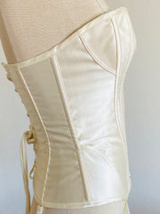 Agent Provocateur Ivory White "Mercy" Corset Basque Silk Brida