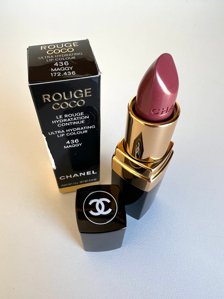 Rouge Coco Ultra Hydrating Lip Colour - # 436 Maggy by Chanel for Women -  0.12 oz Lipstick