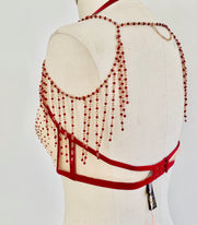 5Pc Lingerie Set & Swarovski Crystal Necklace