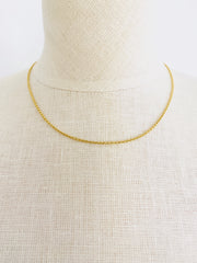 14K Cable Chain Necklace