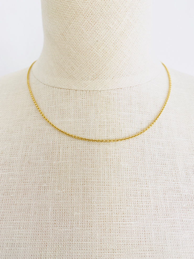 14K Cable Chain Necklace