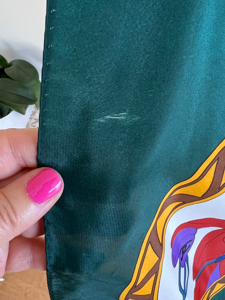 Sports Theme Silk Scarf