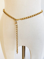 Heavy Chain Necklace Belt