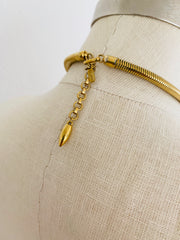 Gold Snake Chain Choker