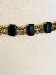 Smokey Gray Emerald Cut Belt