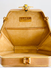 1985 Honeycomb Bee Leather Handbag
