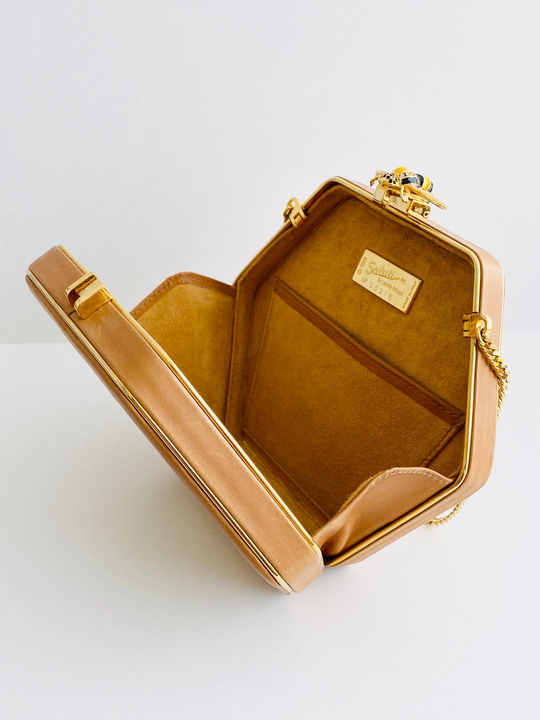 1985 Honeycomb Bee Leather Handbag – Mon Tigre