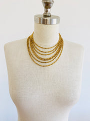 Multi-Chain Necklace Bracelet Set