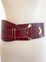 Italian I. Magnim Leather Belt