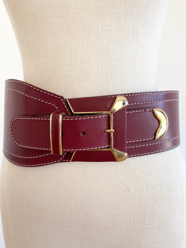 Italian I. Magnim Leather Belt